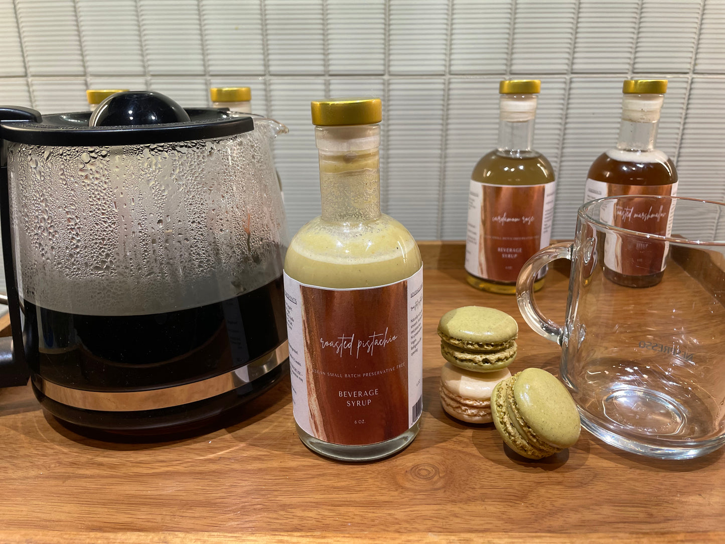 Roasted Pistachio--Natural Beverage Syrup
