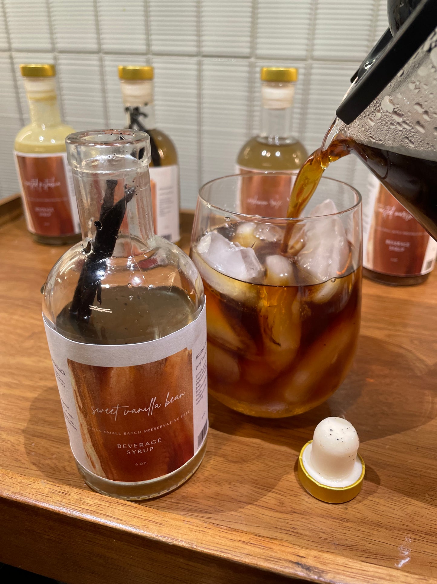 Vanilla Bean--Natural Beverage Syrup