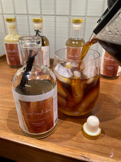 Vanilla Bean--Natural Beverage Syrup